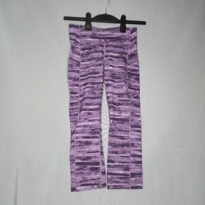 Lululemon Womens Speed Up Crop Shadowed Smoked Mullberry Purple Pant Run Size 4